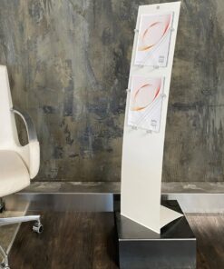 Brochurehouder Curved Steel