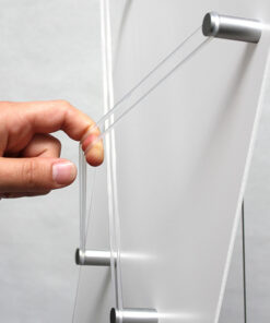 Alternative view of Brochurehouder Curved Steel