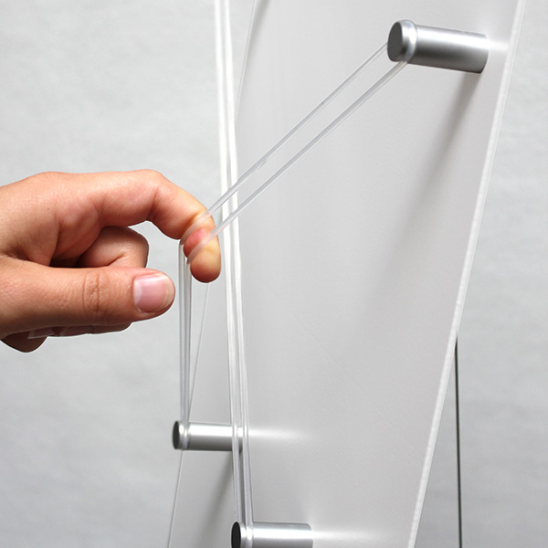 Brochurehouder Curved Steel - Afbeelding 2